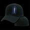 Decky 402-PL-BLK-22 Fitted Cap- Black- Size - 6.88
